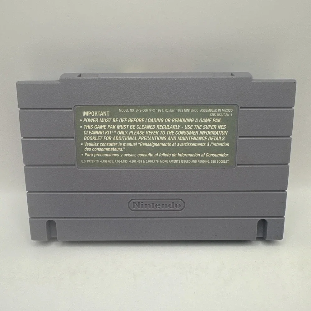 Super Black Bass Super Nintendo SNES 1992 Game Cartridge VGC